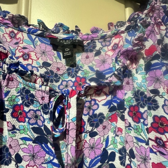 Good used condition Talbots dress Sz 12p - Picture 10 of 12